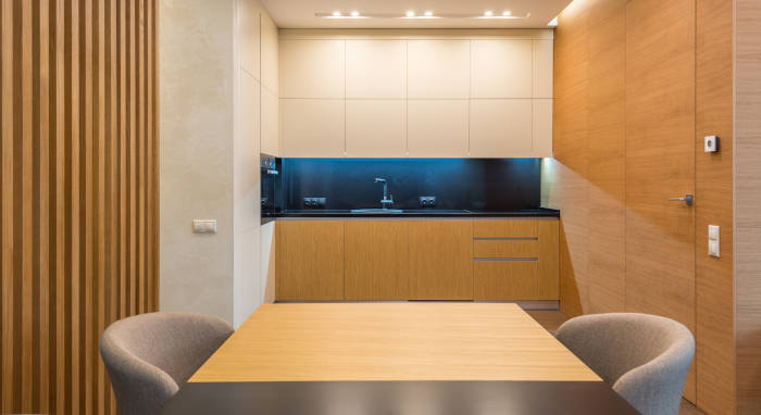 Wooden kitchen cabinets